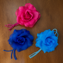 Flor de Cabelo em Organza - PRENDA BONITA