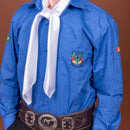 Camisa Masculina M/L com Brasão - RUMO PILCHAS