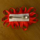 Flor de Cabelo Dupla com Fitas - PRENDA BONITA