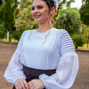 Blusa Feminina com Nervuras - ANJO TROPEIRO
