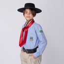Camisa Infantil M/L com Brasão - RUMO PILCHAS
