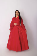 Vestido de Prenda com Detalhes nas Mangas - RUMO PILCHAS