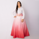 Saia de Prenda Degradê com Aplicação - RUMO PILCHAS